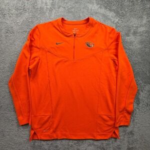 Nike Oregon State OSU Beavers Team Issued 1/4 Zip Jacket Mens XL Long Sleeve